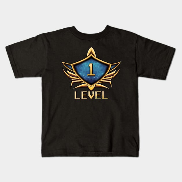 LEVEL 1 Kids T-Shirt by PaunLiviu